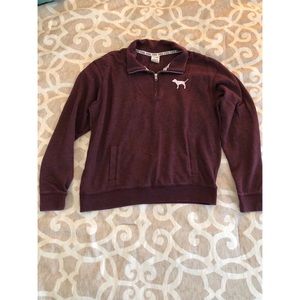 Maroon PINK Victoria’s Secret sweatshirt